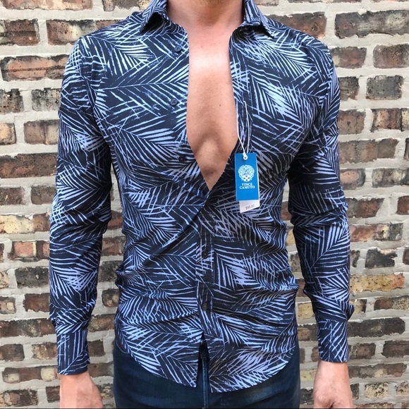 Vince Camuto Floral Shirt (S/M) - Picture 5 of 8